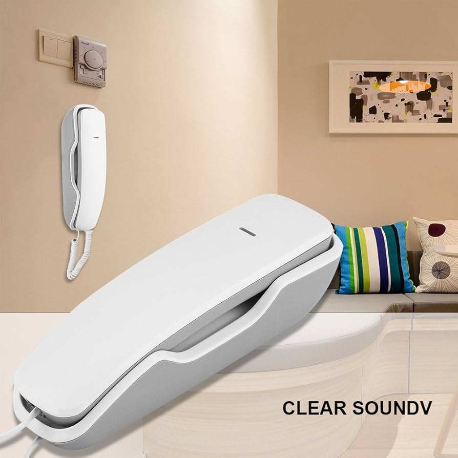 Amazon | [ウォール電話] ノイズキャンセル壁電話 リダイヤル